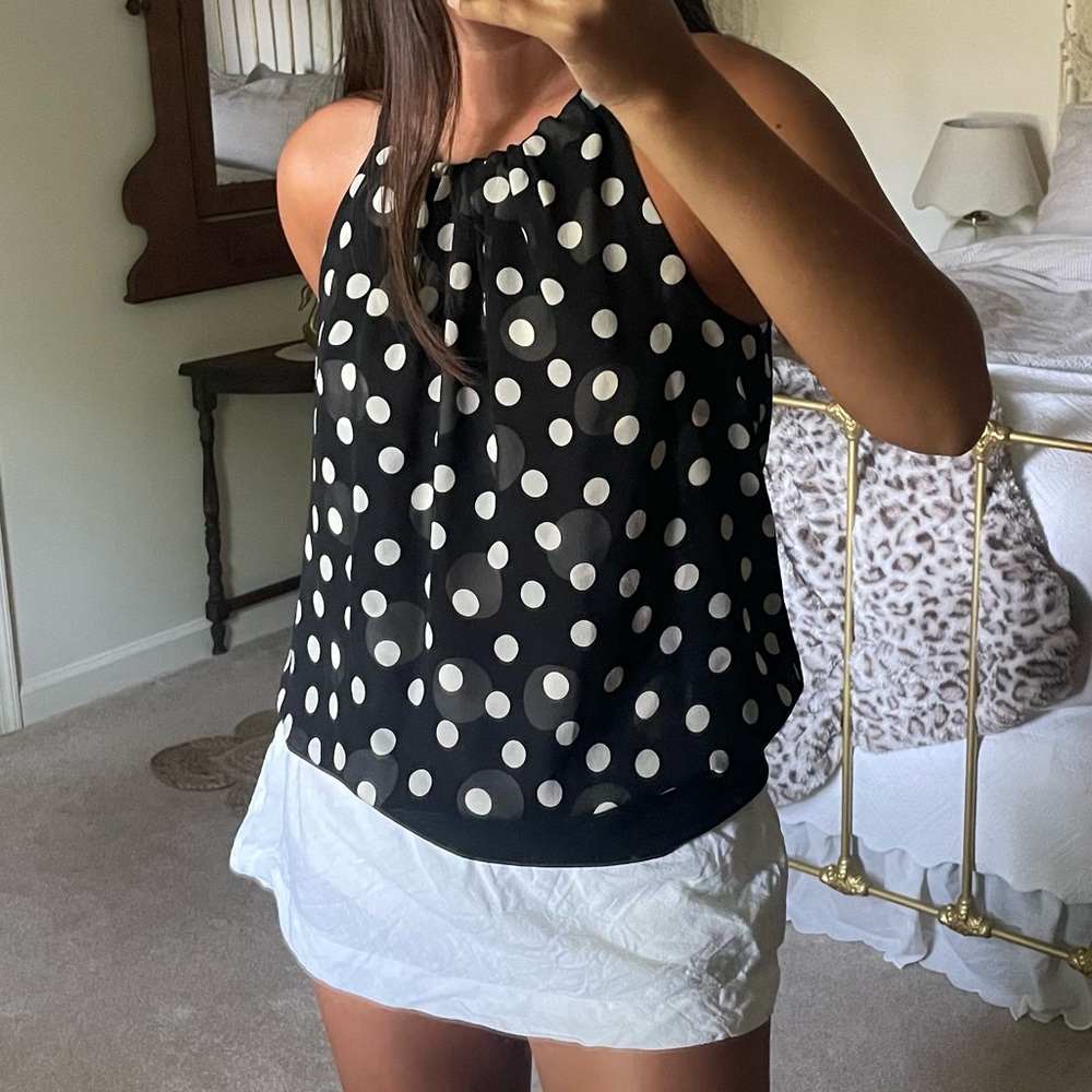 Polka Dot Halter Top